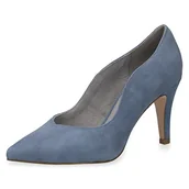 Czółenka - CAPRICE Damskie czółenka 9-9-22403-20, niebieskie zamsz, 38,5 EU, Blue Suede, 38.5 EU - miniaturka - grafika 1