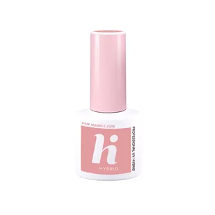 Hi Hybrid Lakier hybrydowy 5ml 218 Pink Marble Hi Hybrid - Lakiery hybrydowe Hi Hybrid Lakier hybrydowy 5ml 218 Pink Marble Hi Hybrid - Lakiery hybrydowe - miniaturka - grafika 1