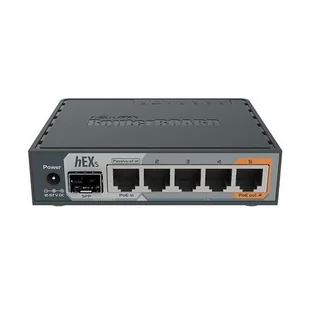 MIKROTIK RB760IGS hEX S Router 5x RJ45 1000Mb/s 1x SFP 1x USB - Routery - miniaturka - grafika 1