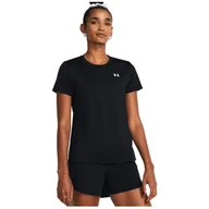 Koszulki sportowe damskie - Koszulka damska Under Armour Tech SSC - Solid Rozmiar: S / Kolor: czarny - miniaturka - grafika 1