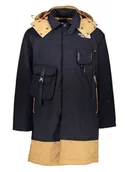 Kurtki i kamizelki sportowe damskie - The North Face Kurtka funkcyjna 2w1 w kolorze granatowo-beżowym - miniaturka - grafika 1