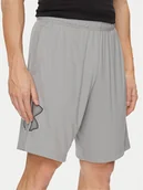 Spodenki męskie - Under Armour Szorty sportowe Ua Tech Graphic Short 1306443-035 Szary Loose Fit - miniaturka - grafika 1