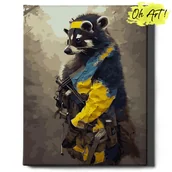 Malowanie po numerach - Obraz Malowanie po numerach NA RAMIE, 40x50 cm | Szop Wojownik | Oh Art! - miniaturka - grafika 1