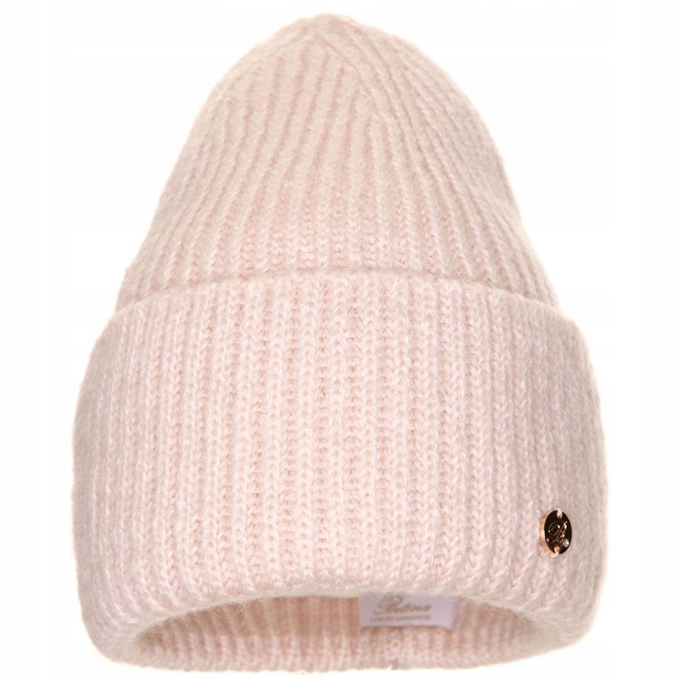 Czapka zimowa damska MARTINA Pudrowy róż