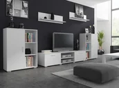 Meble do sypialni - Meblościanka PER LA VITA Herkules, biały, 310x100x40 cm - miniaturka - grafika 1