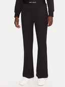 Spodnie sportowe damskie - JOOP! Jeans Spodnie dresowe Tuvana 30048514 Czarny Relaxed Fit - miniaturka - grafika 1