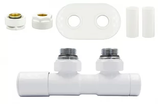 Zawór regulacyjny 50mm TWINS biały lewy Cu All in One - Zawory i kraniki Zawór regulacyjny 50mm TWINS biały lewy Cu All in One - Zawory i kraniki - miniaturka - grafika 1