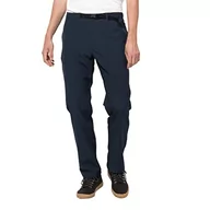 Spodenki męskie - Jack Wolfskin Męskie Spodnie Summer Lifestyle Pants M Spodnie Rekreacyjne, Niebieski (Night Blue), 46 - miniaturka - grafika 1