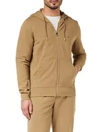Bluzy męskie - Tommy Hilfiger Męska bluza z kapturem z zamkiem błyskawicznym 1985, wiejska khaki, S - miniaturka - grafika 1
