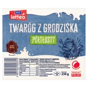 Sery - Latteo Twaróg z Grodziska półtłusty 250 g - miniaturka - grafika 1