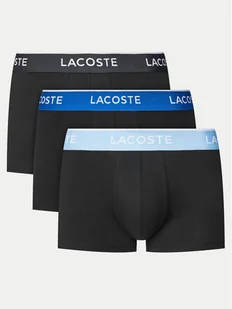 Lacoste Komplet 3 par bokserek 5H1297 Czarny - Majtki męskie - miniaturka - grafika 1