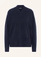 Moda i Uroda OUTLET - Whistles Sweter Z Kaszmiru blau - miniaturka - grafika 1