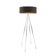 Lampy stojące - Lampa stojąca do czytania w pokoju na chromowanych nóżkach IBIZA GOLD - miniaturka - grafika 1