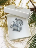 Zawieszki - Wisiorek z dużą wiewiórką szary Venus Galeria - miniaturka - grafika 1