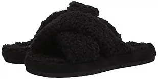 Skechers Damskie przytulne kapcie wsuwane - Kapcie damskie - miniaturka - grafika 1
