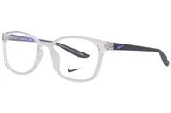 Akcesoria i dodatki do ubrań dla dzieci - Nike Dziewczęce okulary przeciwsłoneczne, 5027, niebieskie (CLAR/Midnight Navy), 47 cm - miniaturka - grafika 1