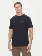 Koszulki męskie - Napapijri T-Shirt S-Badge NP0A4I3N Granatowy Regular Fit - miniaturka - grafika 1