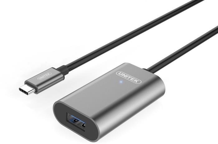 Adapter USB Unitek Unitek U304A wzmacniacz sygnału USB-C na USBA 5M