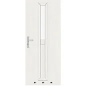 Drzwi wewnętrzne - Skrzydło KLARO tuleje sosna bielona 70 L 2Z WC - miniaturka - grafika 1