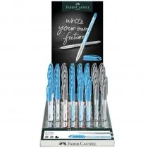 Faber-Castell Długopis k-one 0.5/0.7 mm mix kol. czarny/niebieski display 40 szt. - Długopisy - miniaturka - grafika 1