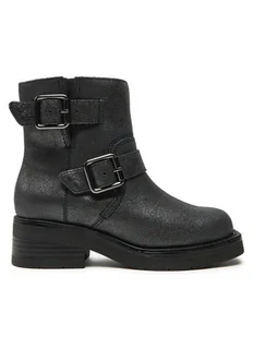 Clarks Botki Rebelle Buckle 26178889 Srebrny - Botki damskie - miniaturka - grafika 1