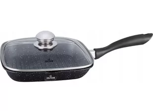 ZILNER Patelnia  PATELNIA GRILLOWA GRANITOWA 28x28cm ZILNER ZL-7015 ZL-7015 - Patelnie - miniaturka - grafika 1
