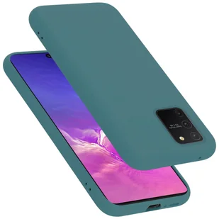 Pokrowiec Do Samsung Galaxy A91 / S10 LITE / M80s Etui w LIQUID ZIELONY TPU Silikon Case Cover Obudowa Ochronny Cadorabo - Etui i futerały do telefonów - miniaturka - grafika 1