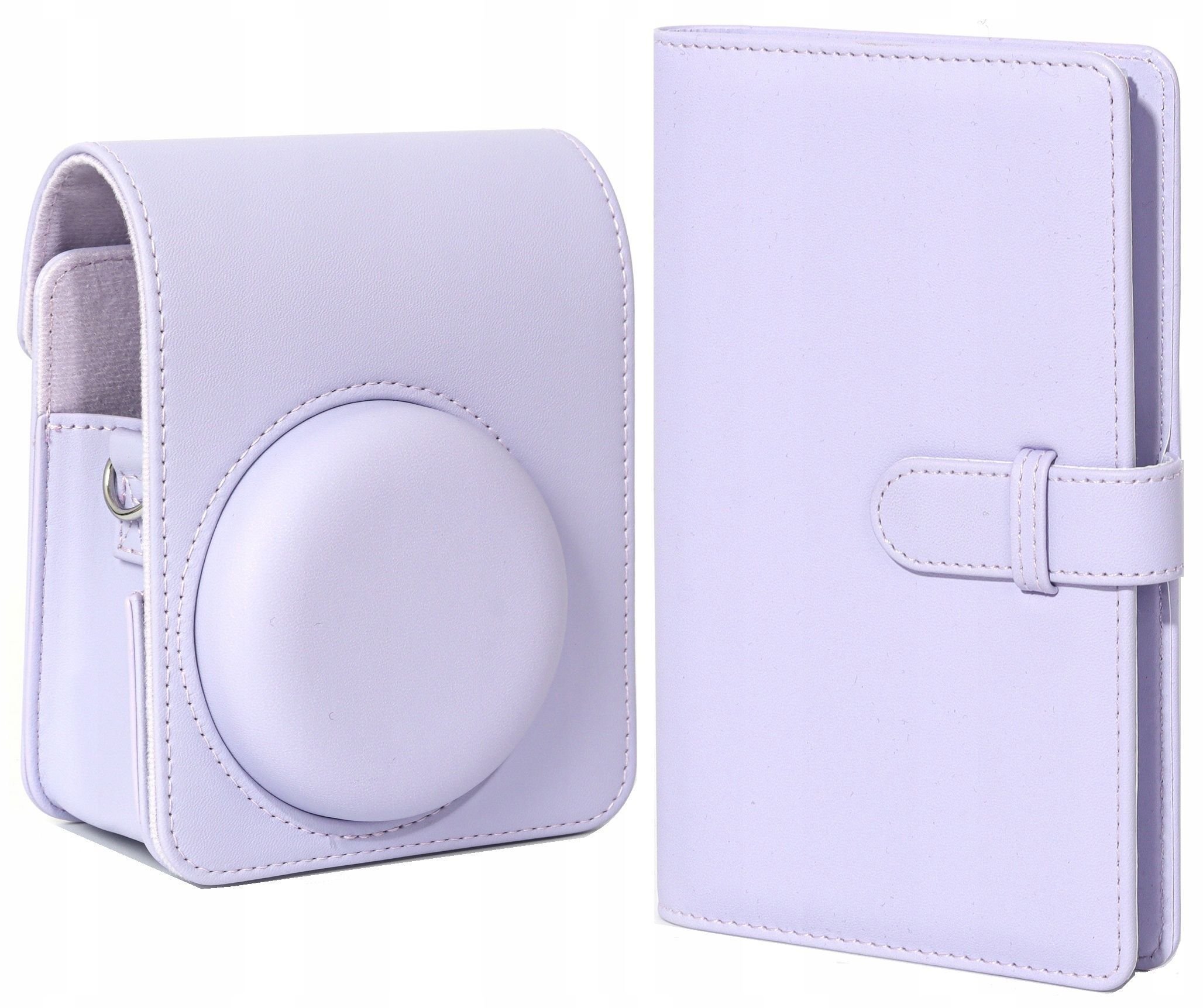 Pokrowiec LoveInstant Zestaw Futerał Etui Pokrowiec Do Fuji Instax Mini 13 + Album Zdjęcia 108x / Fioletowy