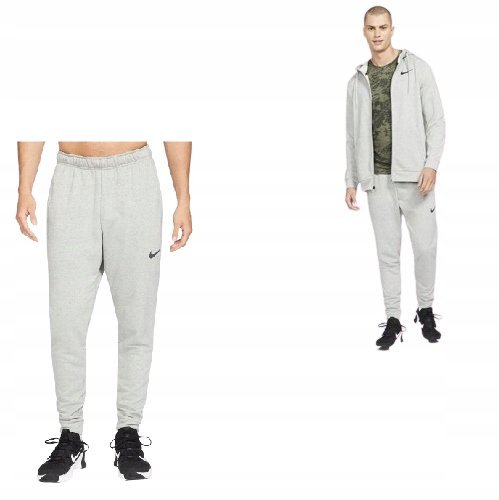 SPODNIE MĘSKIE SPORTOWE NIKE DRI-FIT TAPER FLEECE