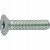 Śruby i nakrętki - Śruba z łbem stożkowym imbus M12x55 8.8 DIN 7991 - miniaturka - grafika 1