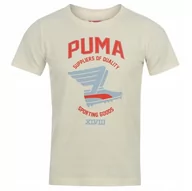Bluzki damskie - PUMA t-shirt bluzka koszulka dziecięca 128 - miniaturka - grafika 1