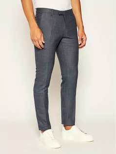 Spodnie męskie - Joop! Spodnie materiałowe 30017757 Granatowy Extra Slim Fit - grafika 1