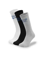 Skarpetki damskie - Reebok Zestaw 3 par wysokich skarpet unisex R0258-SS24 (3-pack) Kolorowy - miniaturka - grafika 1
