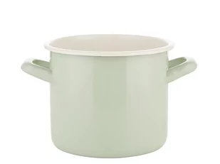 Fl1 GARNEK EMALIOWANY PROSTY GŁADKI FORTE B/P JASNY ZIELONY 17CM 3L 000-GAR-1501/17JZ - Garnki - miniaturka - grafika 1