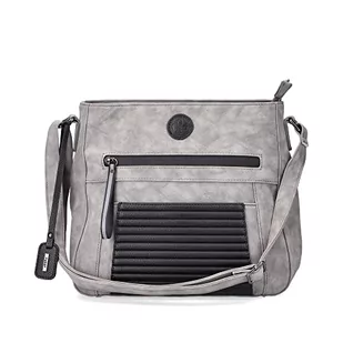Rieker Women's H1481 torba na ramię, szara - Torebki damskie - miniaturka - grafika 1