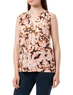 Koszulki i topy damskie - Q/S by s.Oliver Bluzki damskie Top, Wielokolorowy | pomarańczowy 20a3, 32 - miniaturka - grafika 1