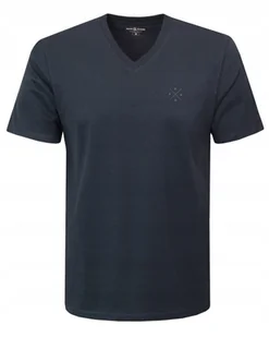 T-SHIRT Męski w SEREK Koszulka Bawełniana RICK GRANATOWY XL Pako Jeans - Koszulki męskie - miniaturka - grafika 1