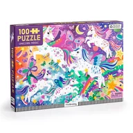 Puzzle - Puzzle 100 el. Magiczne jednorożce Mudpuppy - puzzle - miniaturka - grafika 1