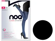 Rajstopy - Rajstopy z mikrofibry 40 DEN Maxielle Plus Size gładkie matowe półkryjące Nero 8 - miniaturka - grafika 1