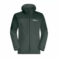 Kurtki męskie - Męska kurtka 3w1 Jack Wolfskin GLAABACH 3IN1 JKT M slate green - S - miniaturka - grafika 1