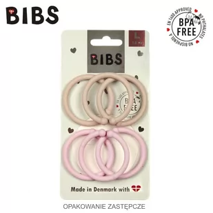 BIBS LOOPS 6-PACK - BLUSH & BABY PINK - Śliniaki i fartuszki - miniaturka - grafika 1