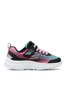Buty dla dziewczynek - Skechers Sneakersy Go Run 650 302430L/BKMT Czarny - miniaturka - grafika 1