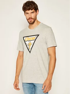 Koszulki męskie - GUESS T-Shirt Sticky Rn Ss Tee M0YI91 I3Z00 Szary Regular Fit - grafika 1
