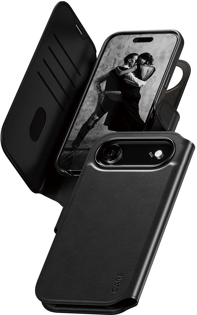 Case CARE by PanzerGlass Feature Tango 2w1 Wallet Case MagSafe for iPhone 17 Air black