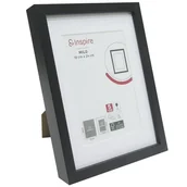 Ramki na zdjęcia - Ramka na zdjęcia Milo 18 x 24 cm czarna Inspire - miniaturka - grafika 1