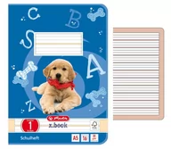 Zeszyty szkolne - Herlitz Zeszyt, A5, 16 kartek, 1 linia do nauki, - miniaturka - grafika 1