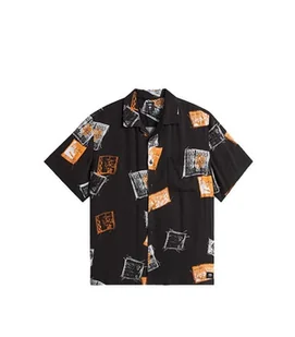 Vans Koszula Męska Dillon SS Woven Black VN000P88BLK1 M - Koszule męskie - miniaturka - grafika 1