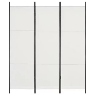 GSTORE Parawan 3-panelowy biały 150 x 180 cm GS-280247 - Parawany - miniaturka - grafika 1