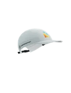 Czapki i chusty sportowe męskie - COMPRESSPORT Czapka biegowa 5 PANEL LIGHT CAP white sunrise - miniaturka - grafika 1
