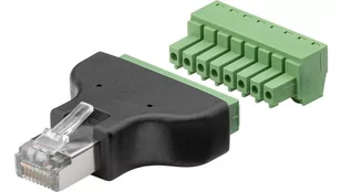 Wtyk teleinformatyczny RJ45 UTP (8P8C) - zdejmowane mocowanie śrubowe 2-częściowe 76736 - Inne akcesoria elektryczne - miniaturka - grafika 1